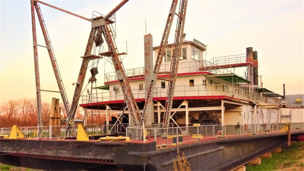 Captain Meriwether Lewis dredge boat