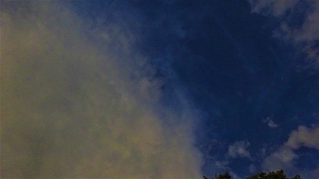 Venus during the eclipse