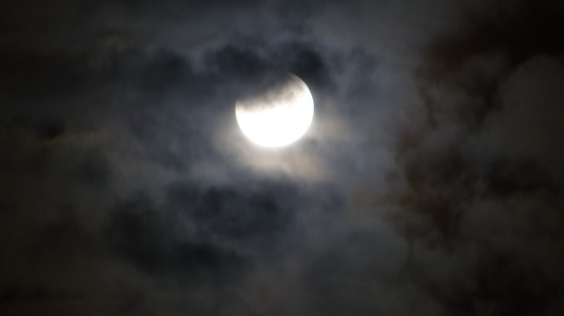 Lunar Eclipse beginning