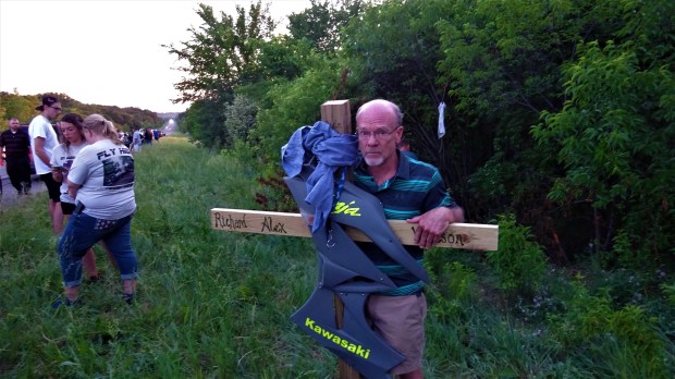 Uncle Tree and Alex's cross