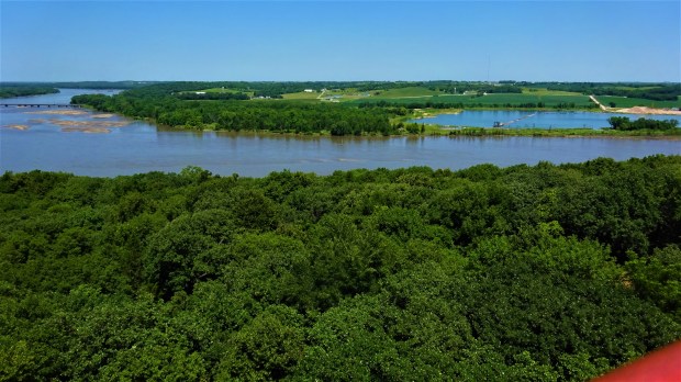 Lookout Tower! There's the Platte!